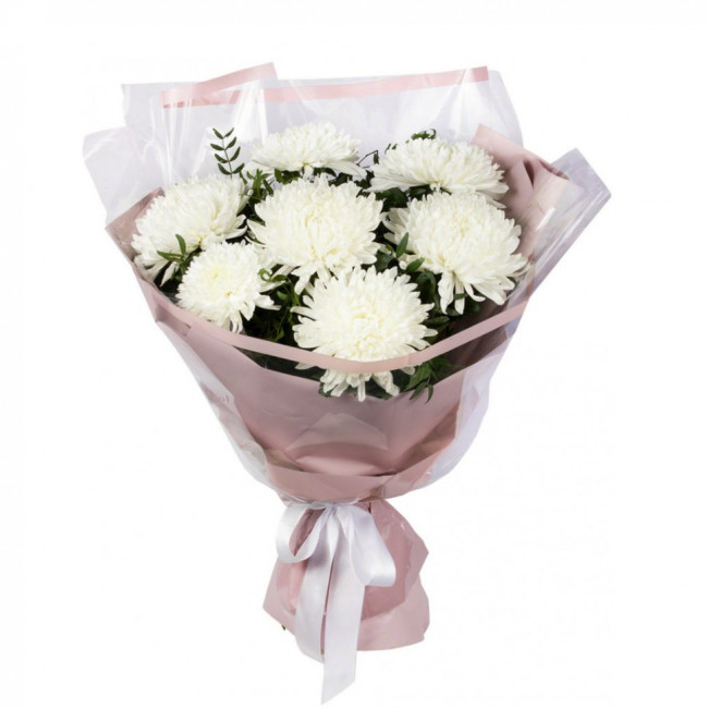 Букет цветов "Сливочный"